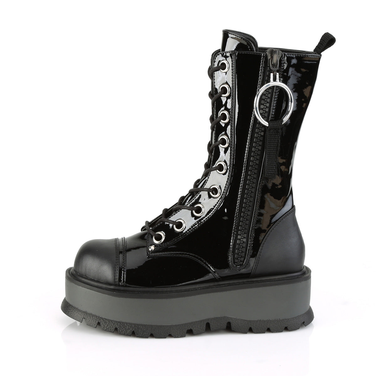 SLACKER-220 Platform Boots by Demonia