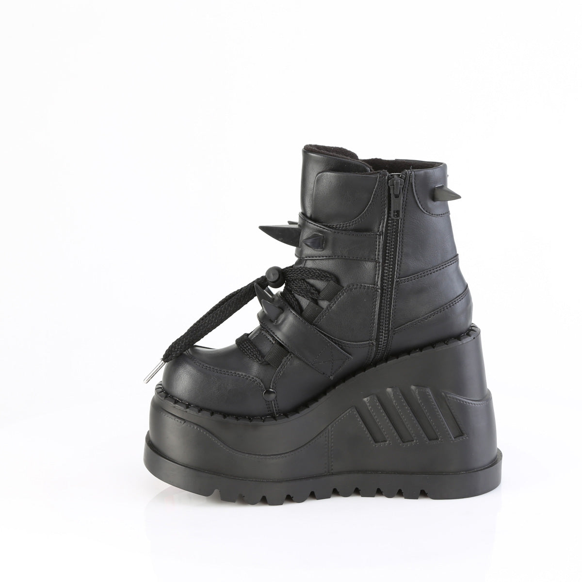 STOMP-60 Wedge Platform Boots by Demonia