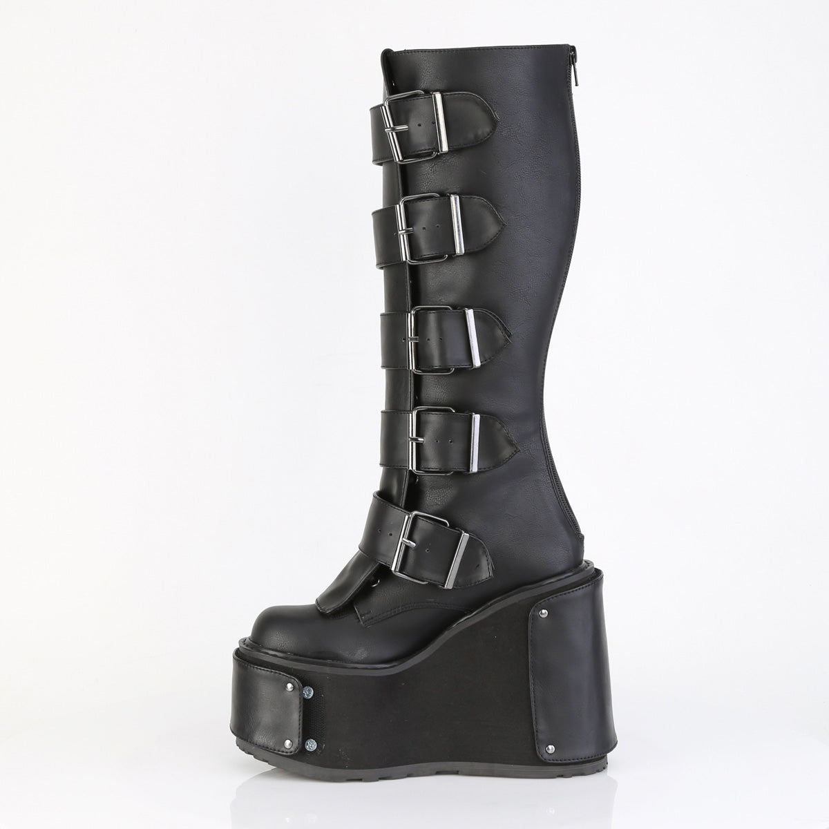 TRANSFORMER-800 Wedge Platform Boots by Demonia