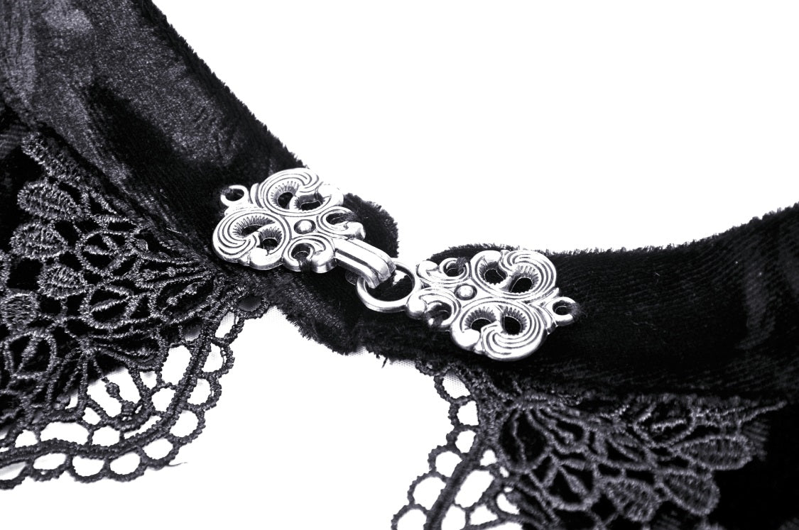 Unveiled Gothic Lace Top by Dark In Love