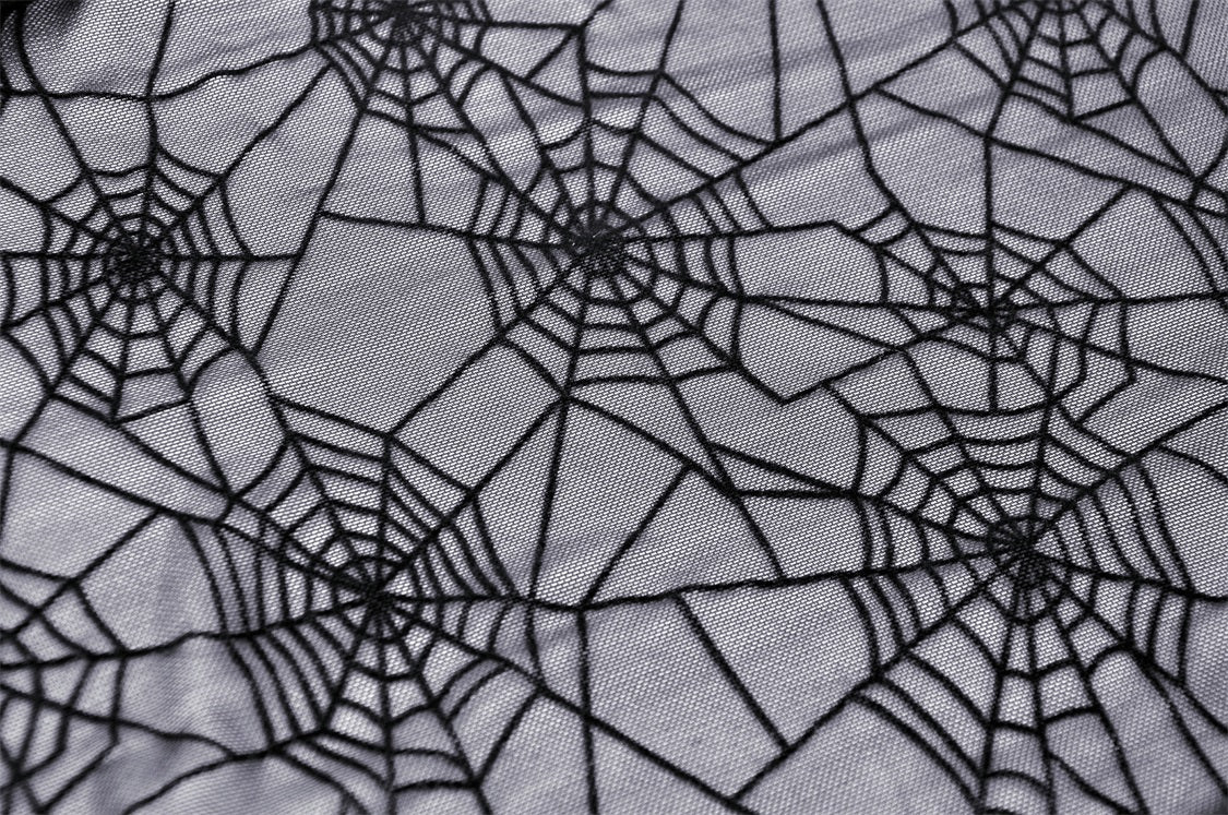 Gothic Spiderweb Mesh Top by Dark In Love