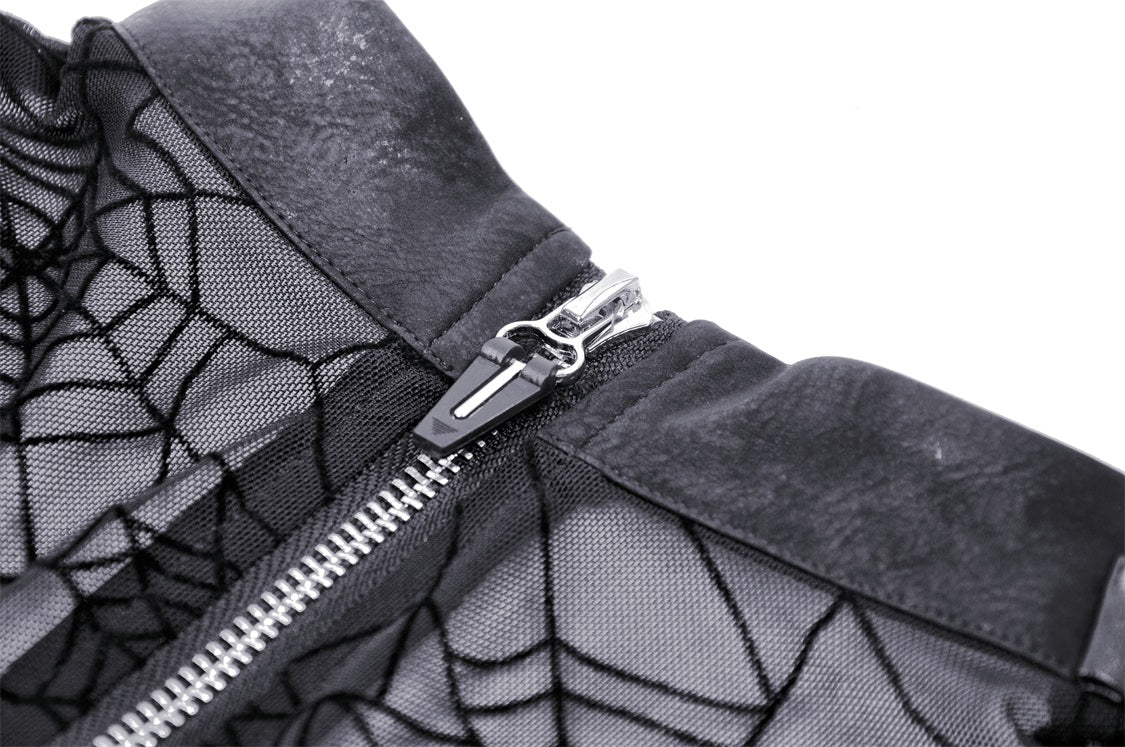 Gothic Spiderweb Mesh Top by Dark In Love