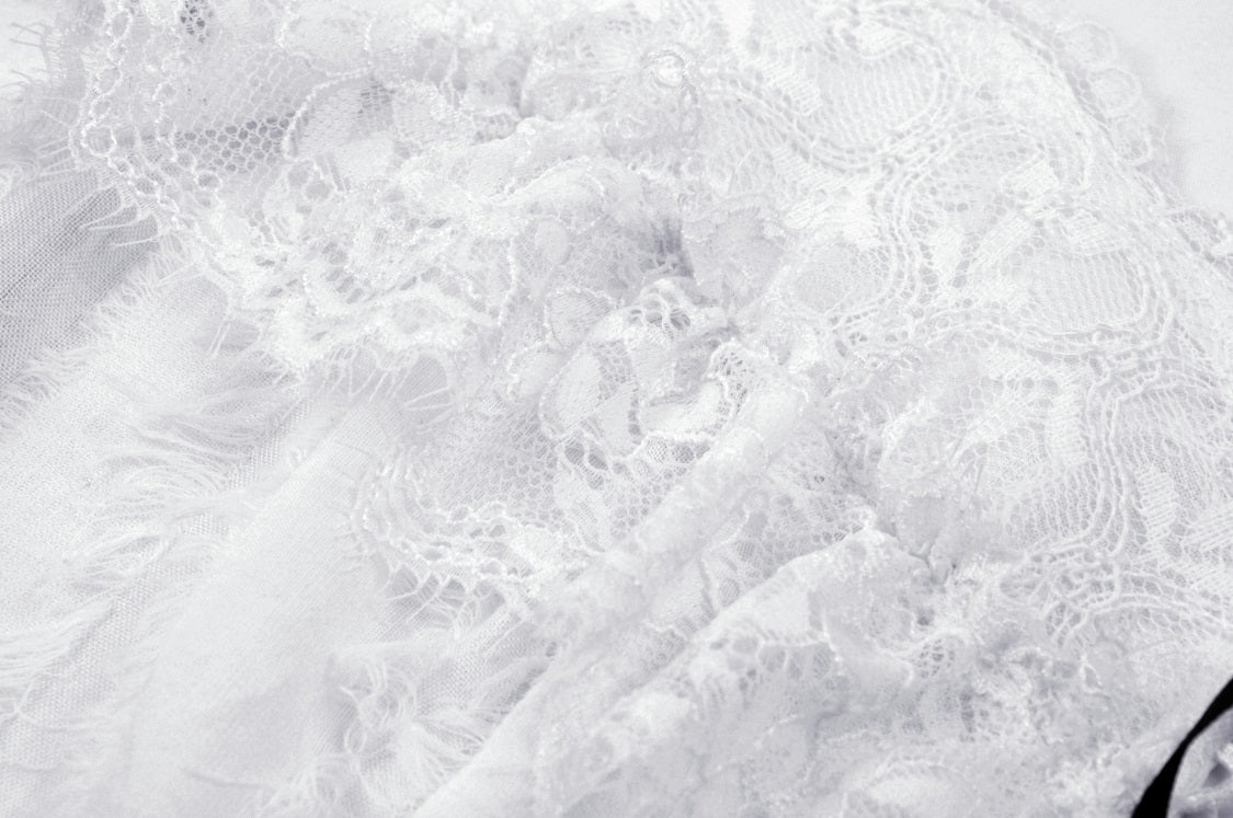 Good Girl Jane Lace Frill Crop Top by Dark In Love