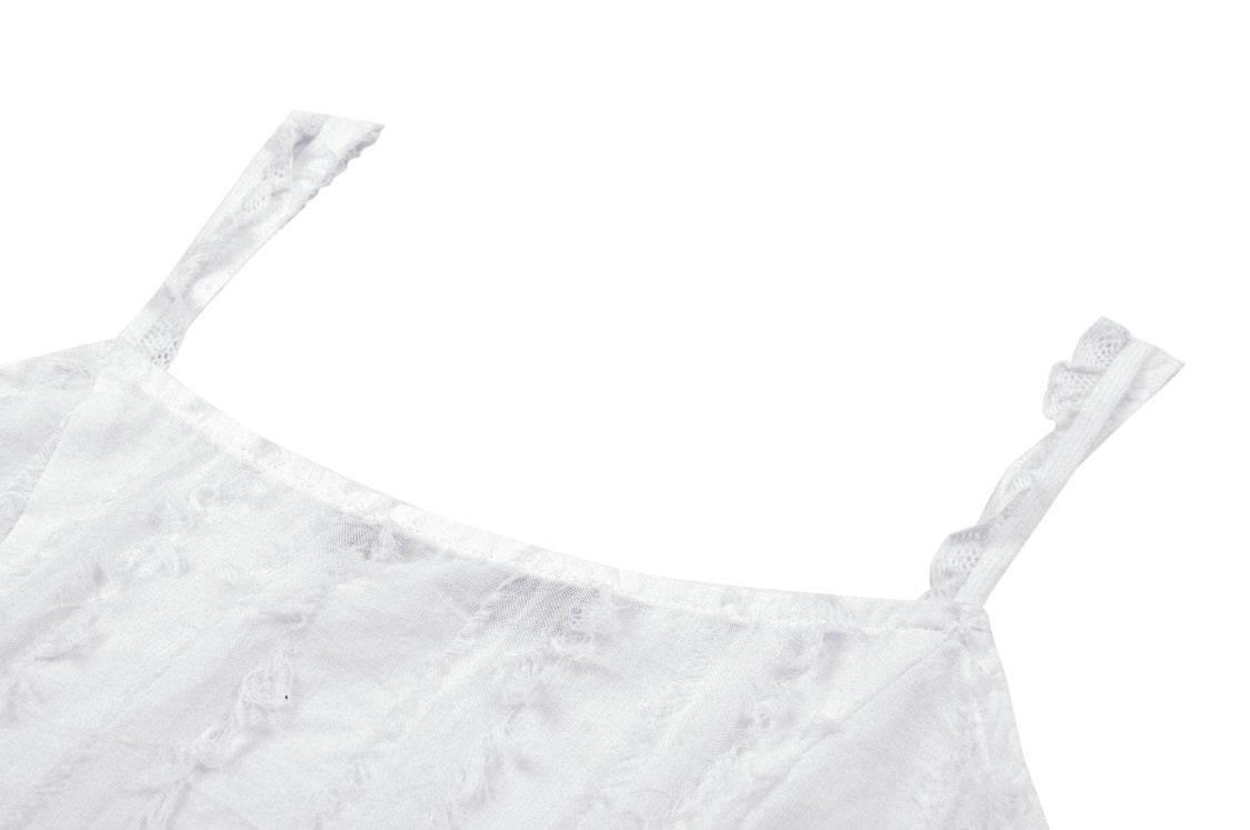 Good Girl Jane Lace Frill Crop Top by Dark In Love