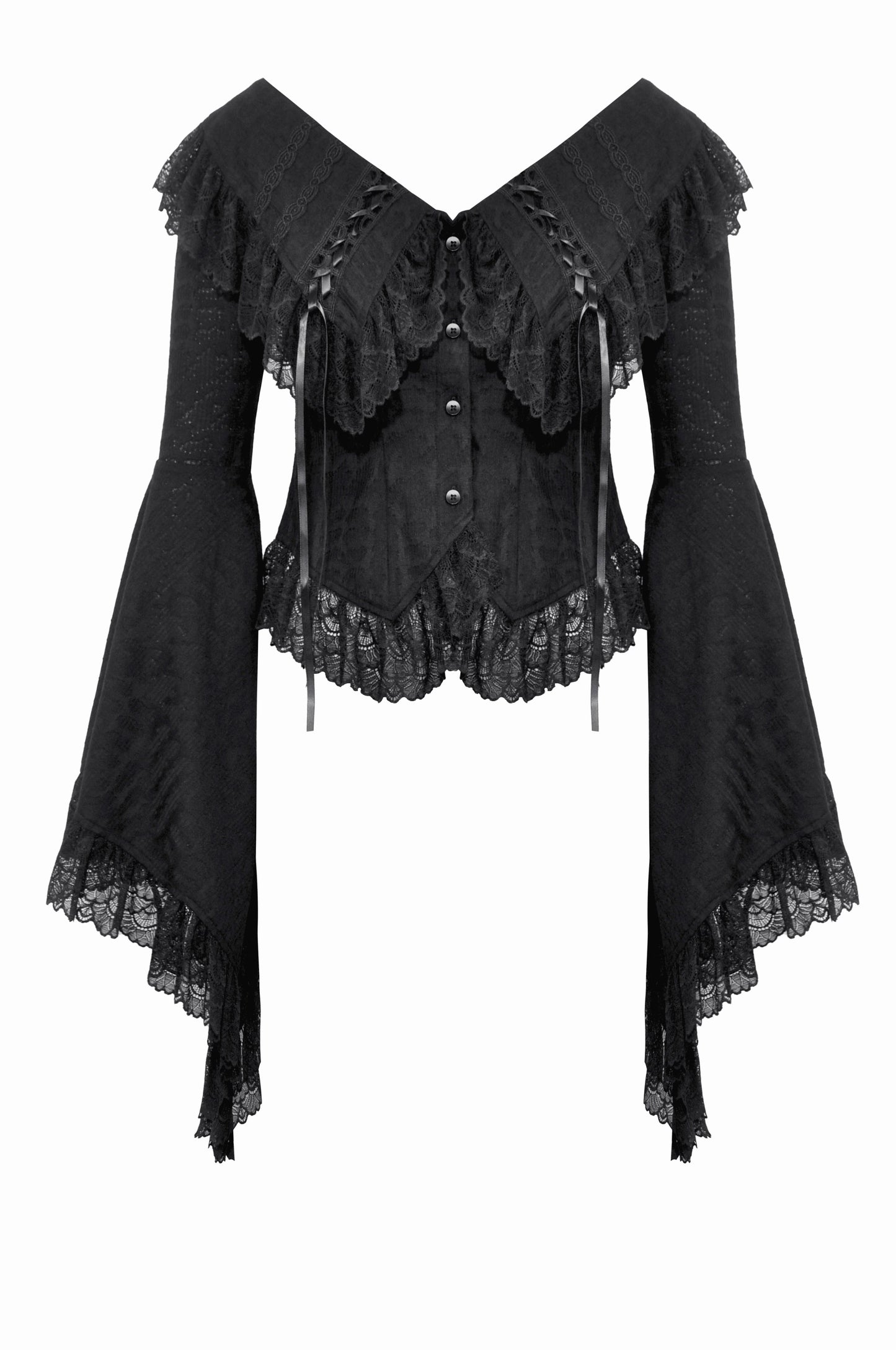Kissing In The Rain Gothic Top by Dark In Love