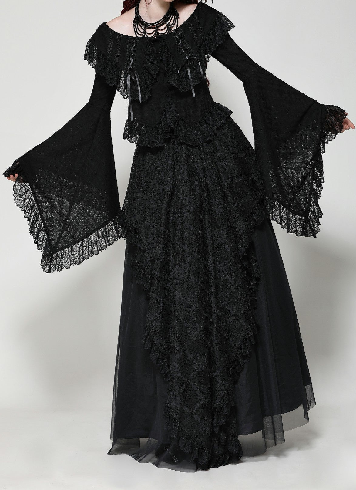 Kissing In The Rain Gothic Top by Dark In Love