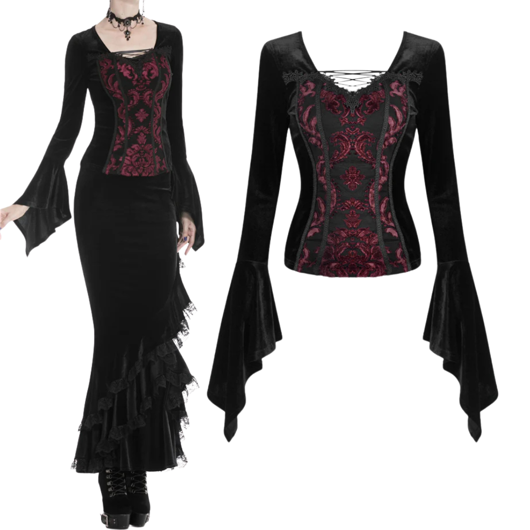 Endless Sacrifice Gothic Top by Dark In Love
