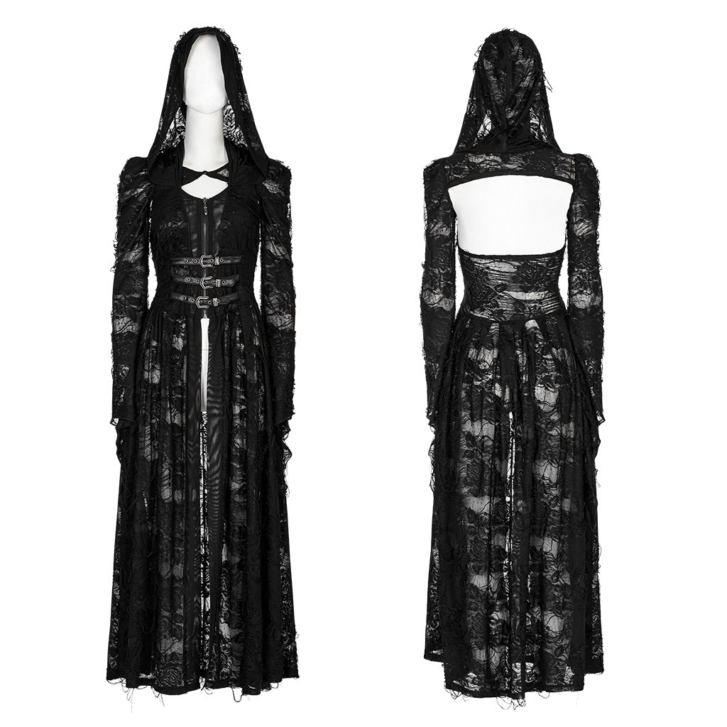 Hector Distressed Cape Top by Punk Rave