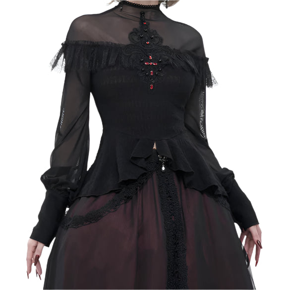 Damian Darling Gothic Top by Eva Lady