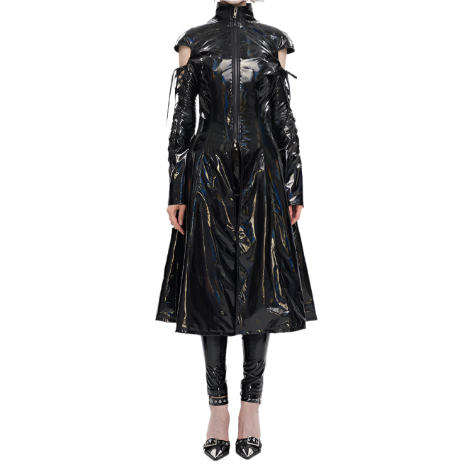 Zarah PU Leather Jacket by Devil Fashion