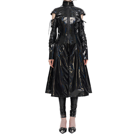 Zarah PU Leather Jacket by Devil Fashion