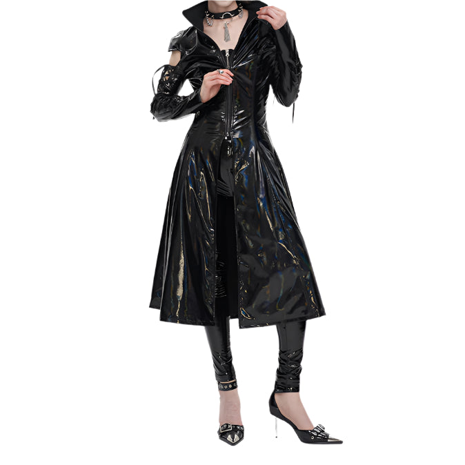 Zarah PU Leather Jacket by Devil Fashion