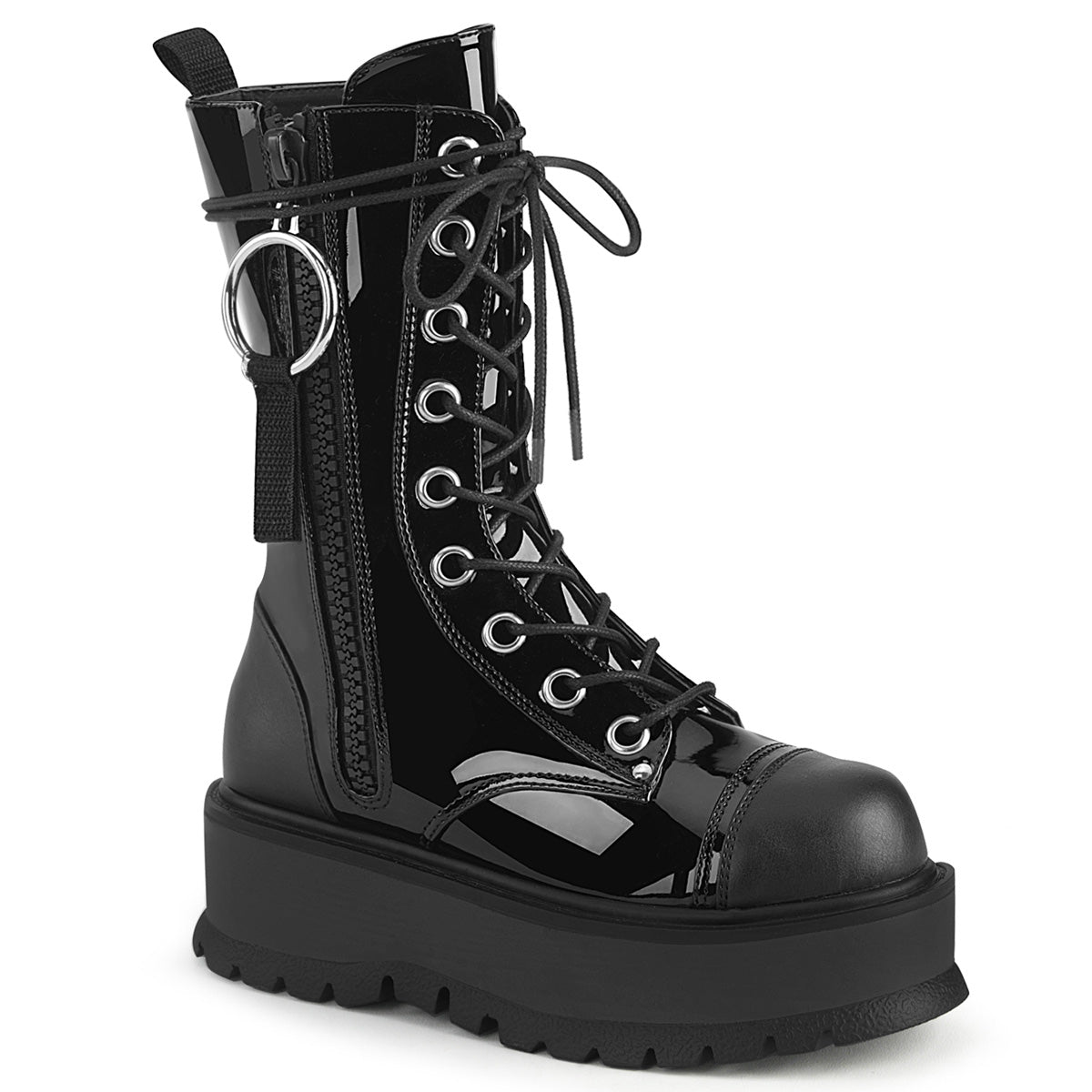 SLACKER-220 Platform Boots by Demonia