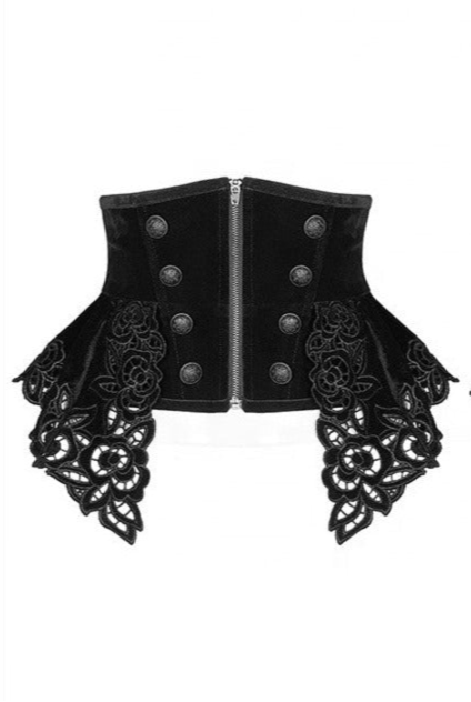 Tristezza Underbust Corset by Punk Rave