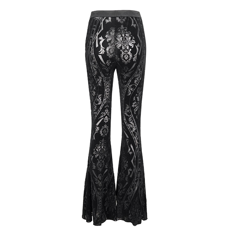 Salem Gothic Flare Pants by Devil Fashion
