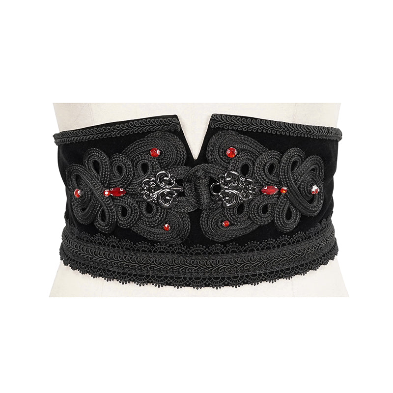 Gothic Bathory Jewels Corset Belt by Devil Fashion