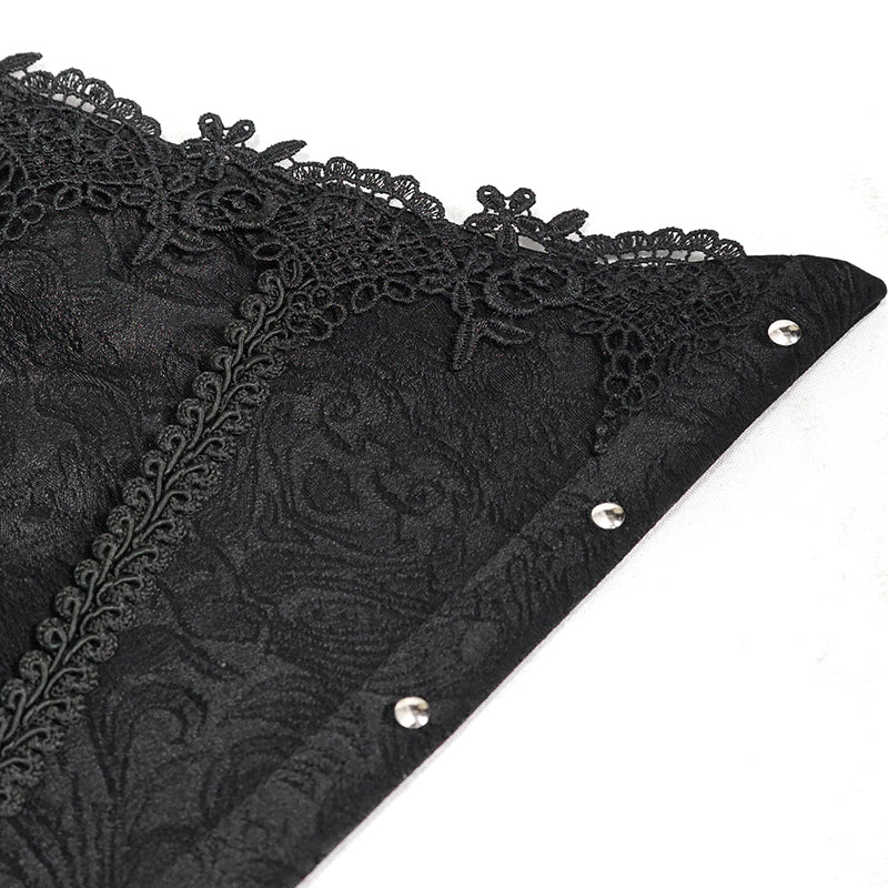 Gothic Black Rose Corset Belt by Devil Fashion