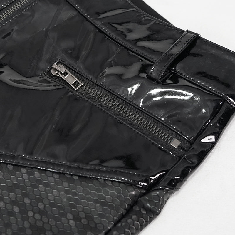 Hextatic Faux Leather Pants by Devil Fashion