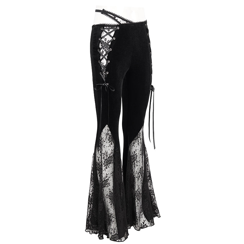 Romantic Phantom Flare Pants by Devil Fashion