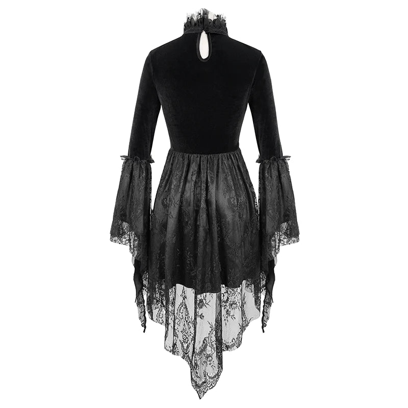 Gothic Dance For Roses Lace Dress by Eva Lady