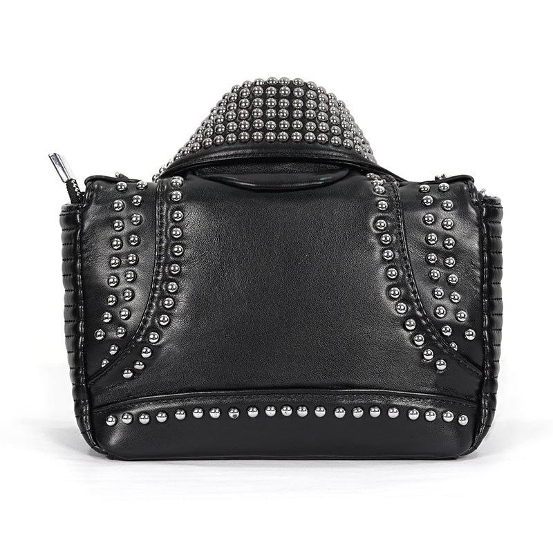 Heavy Metal Faux Leather Bag by Devil Fashion
