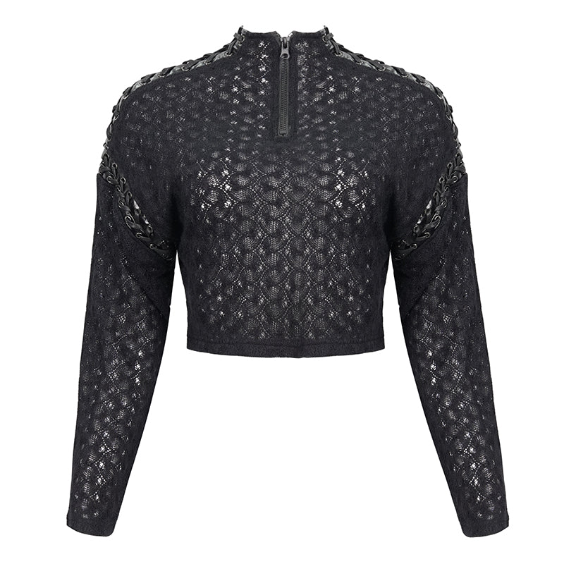 Riley Reaper Sweater Top by Devil Fashion
