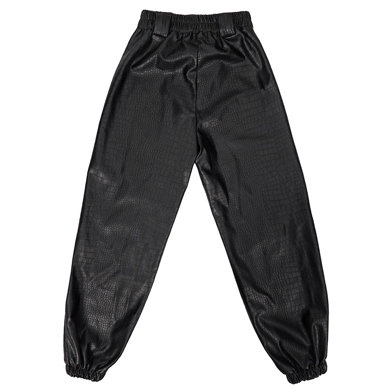Damien Faux Leather Pants by Devil Fashion