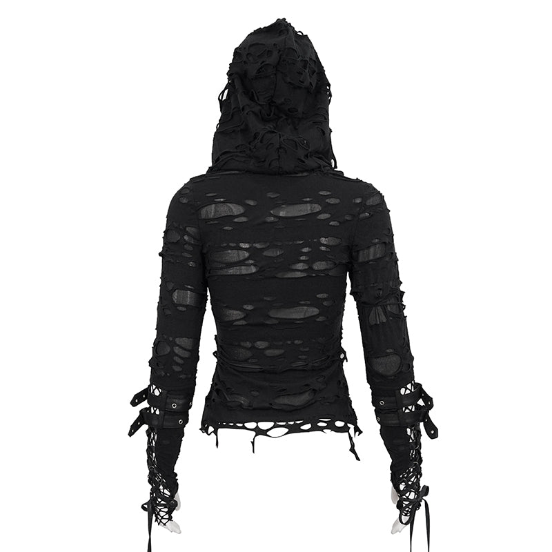 Gothic Slasher Hooded Top by Devil Fashion