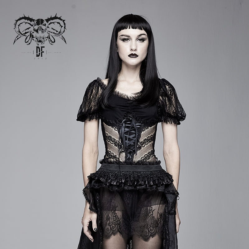 Alucard Corset Lace Up Style Top by Devil Fashion