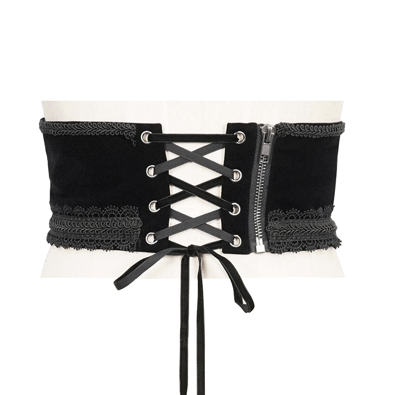 Gothic Bathory Jewels Corset Belt by Devil Fashion