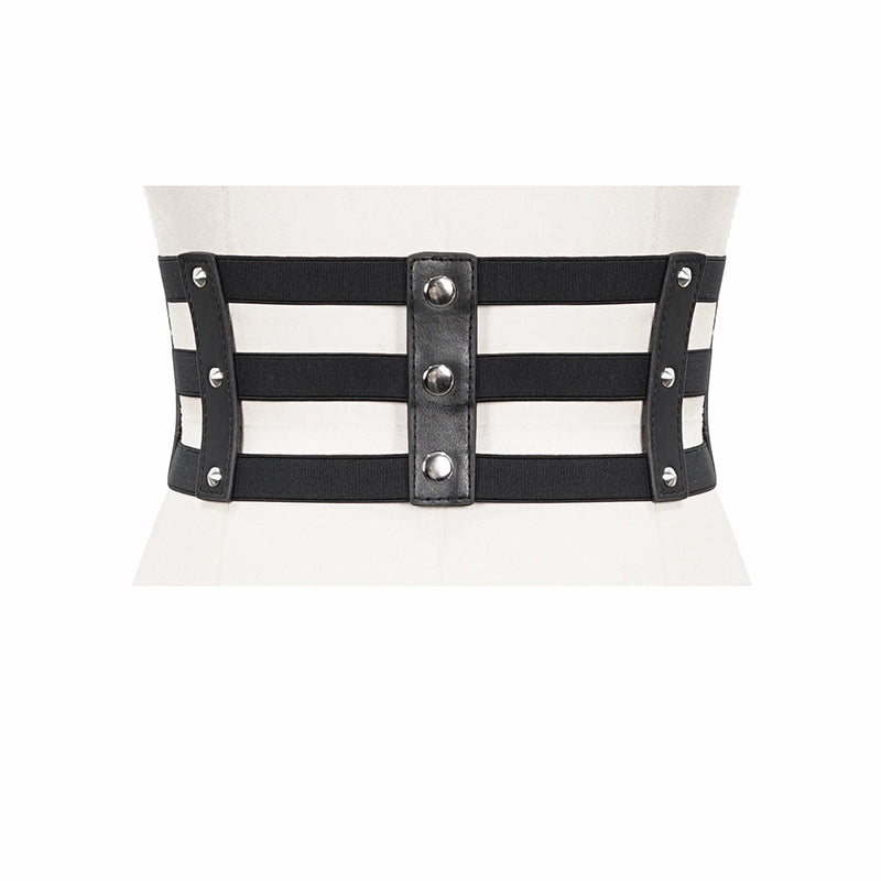 Brutal Buckle Corset Belt by Devil Fashion