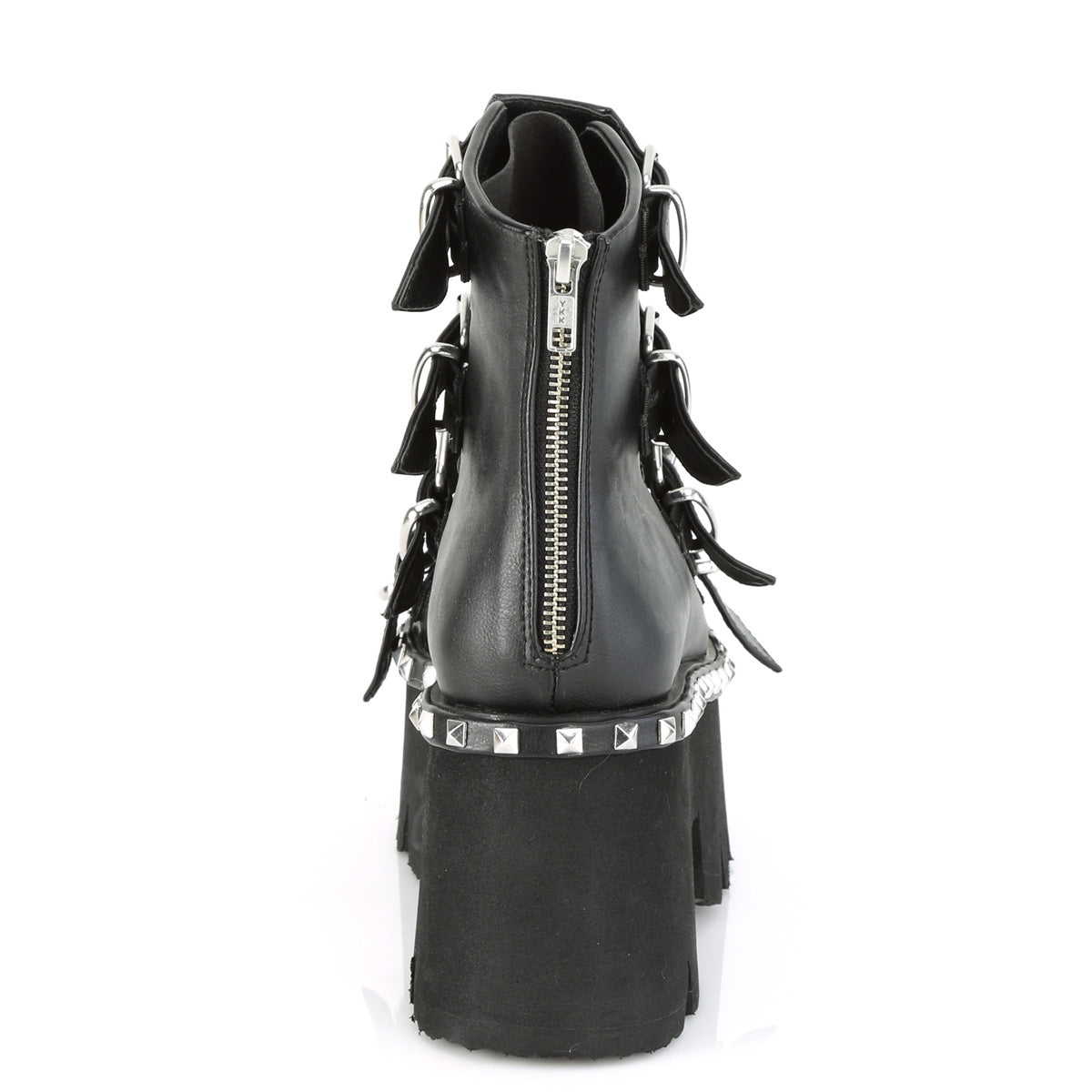 ASHES-70 Chunky Heel Platform Sandals by Demonia