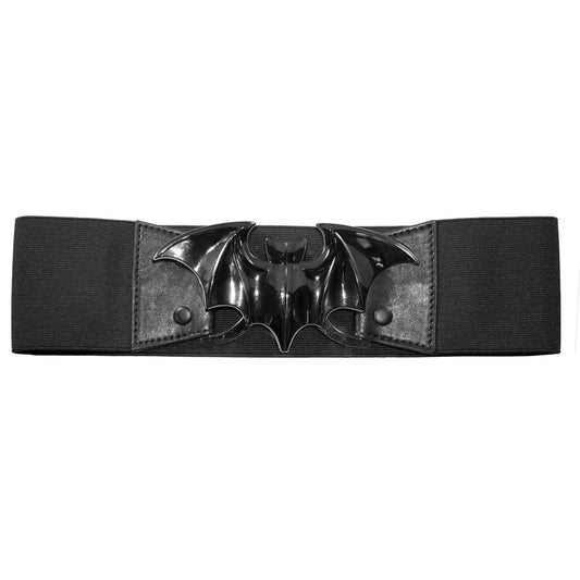 Elastic Waist Belt Bat Black by Kreepsville 666