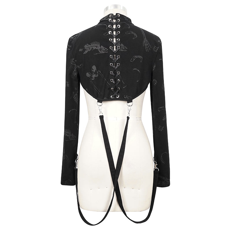 Bone Collector Bolero Jacket by Devil Fashion