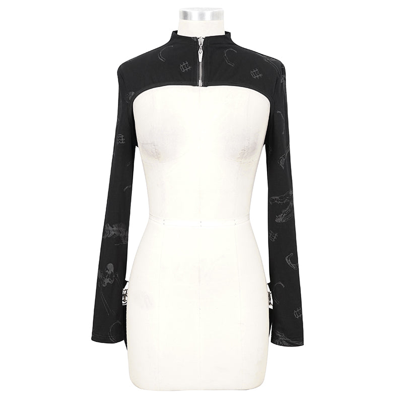 Bone Collector Bolero Jacket by Devil Fashion