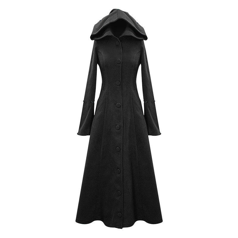 Trust The Raven Faux Fur Coat by Devil Fashion
