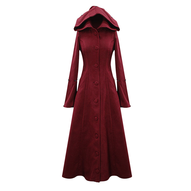 Bleeding Hearts Faux Fur Coat by Devil Fashion