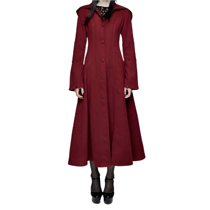 Bleeding Hearts Faux Fur Coat by Devil Fashion