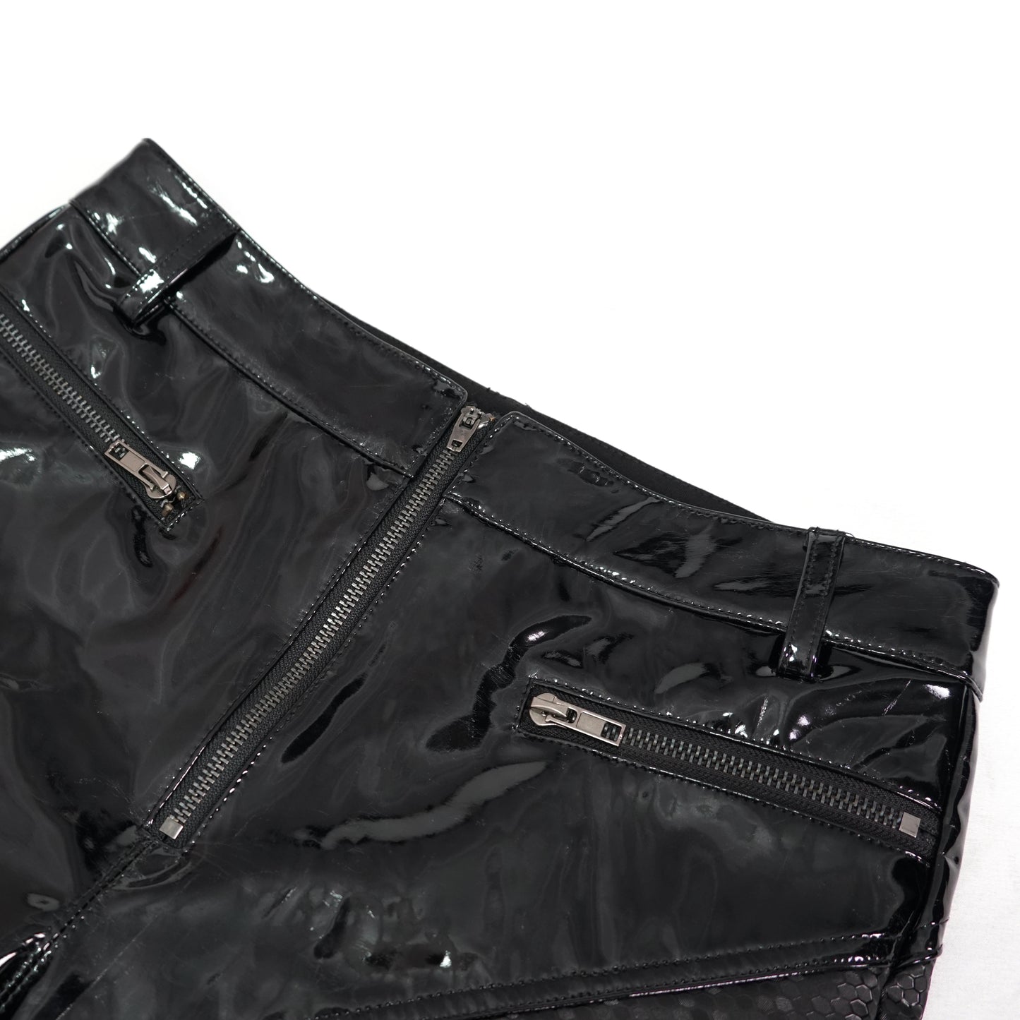 Hextatic Faux Leather Pants by Devil Fashion