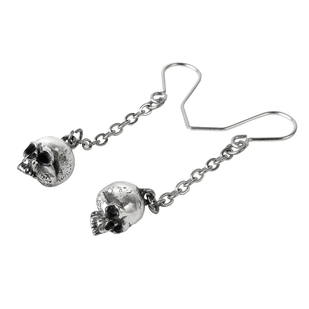 Deadskull Earrings by Alchemy Gothic