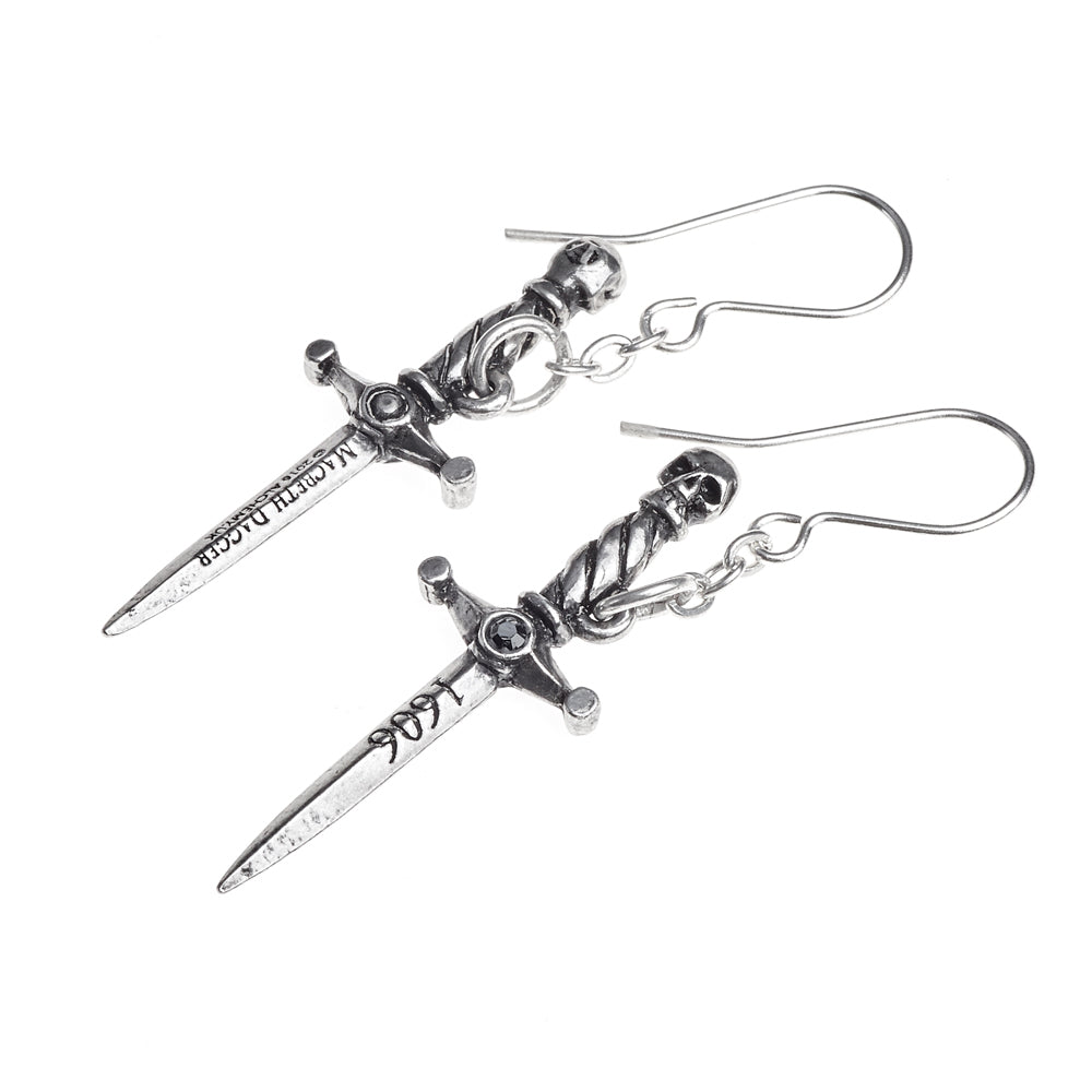 Hand Of Macbeth Earrings by Alchemy Gothic