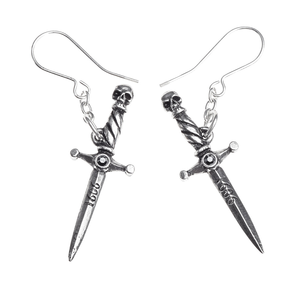 Hand Of Macbeth Earrings by Alchemy Gothic