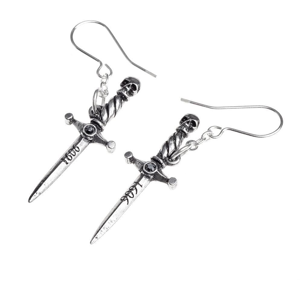 Hand Of Macbeth Earrings by Alchemy Gothic
