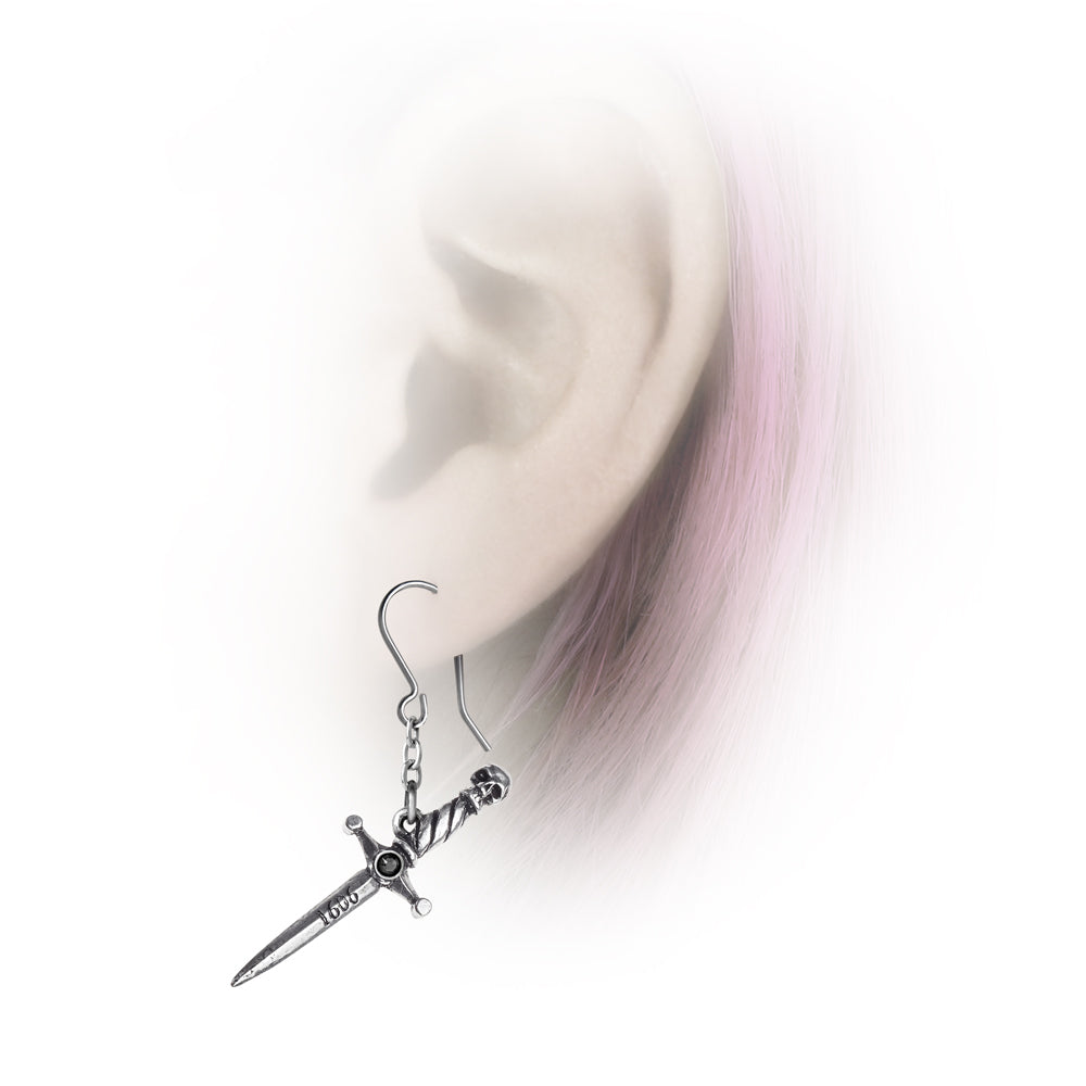 Hand Of Macbeth Earrings by Alchemy Gothic