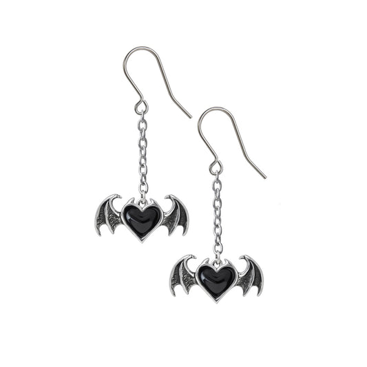 Black Soul Dropper Earrings by Alchemy Gothic