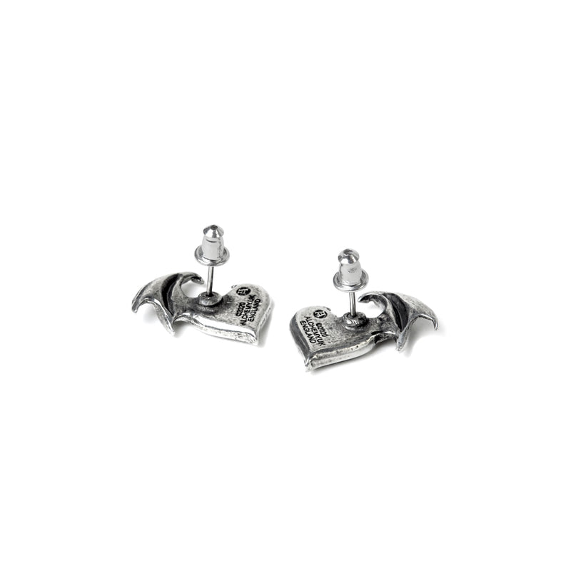 Black Soul Stud Earrings by Alchemy Gothic