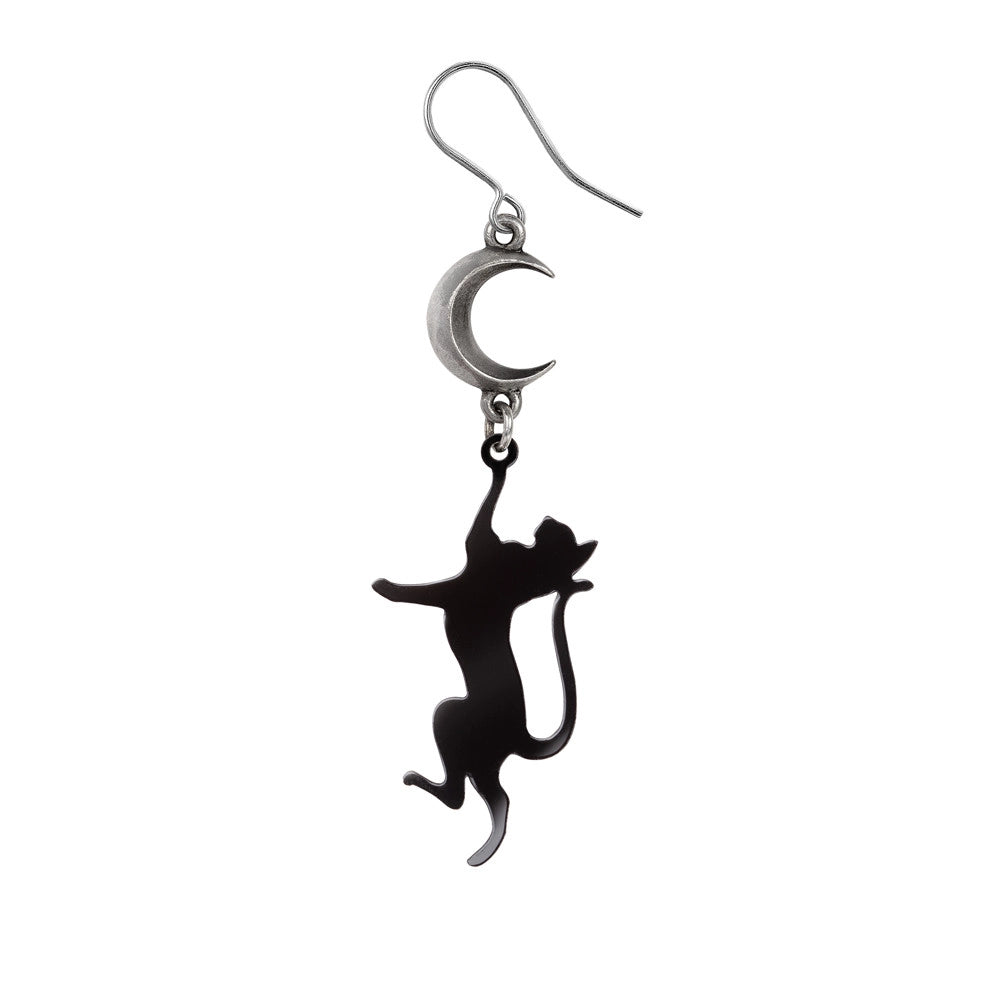 Feline Moondream Single Earring by Alchemy Gothic