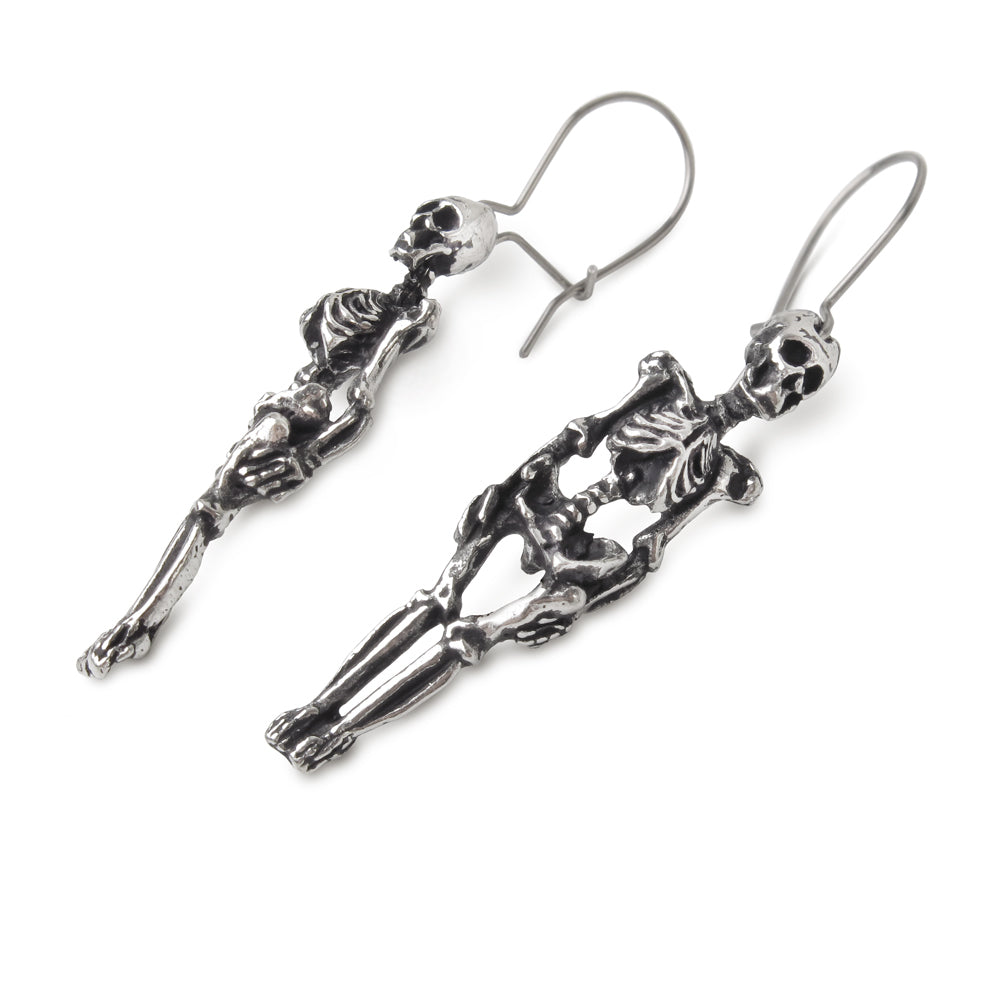 Skeleton Earrings by Alchemy Gothic