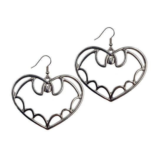 Bat Outline Earrings by Kreepsville 666