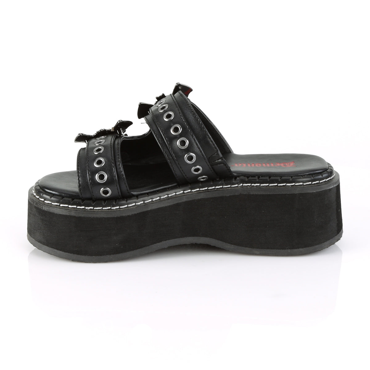 EMILY-100 Bat Sandals by Demonia